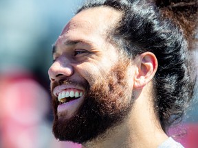 Ottawa Redblacks quarterback Jeremiah Masoli took first-team reps at practice Monday, May 22, 2023.