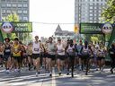 File photo: The elite racers start the marathon at Tamarack Ottawa Race Weekend in 2022.
