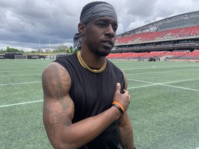 Quan Bray has a tattoo on his right arm