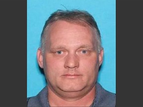 This image widely distributed by US media on October 27, 2018 shows a Department of Motor Vehicles (DMV) ID picture of Robert Bowers.