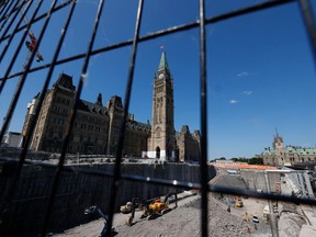OTTAWA - June 22, 2023 - Media tours of Centre Block construction site took place by Public Services and Procurement Canada and Parliamentary Partners in Ottawa Thursday.