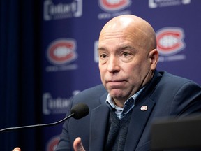 Canadiens General Manager Kent Hughes.
