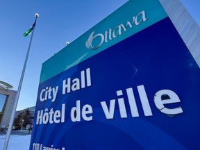 Ottawa City Hall sign