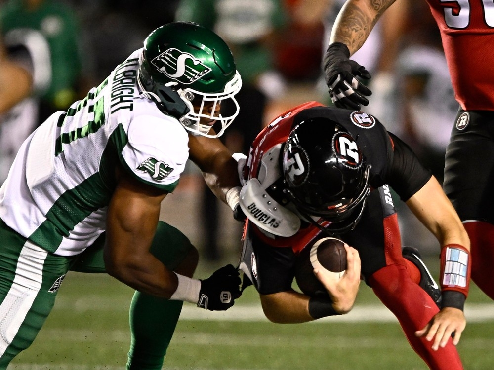 Redblacks down Argos to head into playoffs on win streak