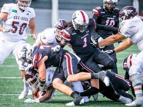 University of Ottawa Gee-Gees claimed a last-second win over the Carleton Ravens in 2023 Panda Game held Sunday, Oct. 1, 2023, at TD Place