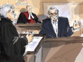 Courtroom sketch of the Nygard trial