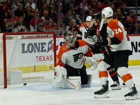 SNAPSHOTS: Ottawa Senators chief Claude Giroux touched by pregame ceremony Specific Occasions 2 senators flyers goal