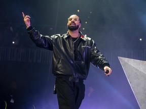 Drake performs at State Farm Arena in Atlanta in 2022.