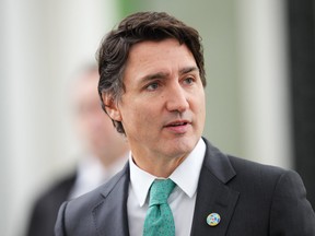 Prime Minister Justin Trudeau arrives at the Canada-CARICOM summit in Ottawa on Wednesday, Oct.18, 2023.