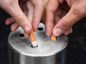 In 2018, 15.8 per cent of Canadians 12 and older smoked cigarettes, with the rate falling one to two per cent annually to 11.8 per cent in 2021, the Ottawa Public Health recommendations say.