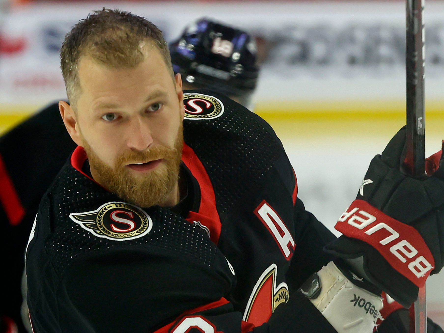 Senators' forwards Claude Giroux and Josh Norris opt for neck guards ...