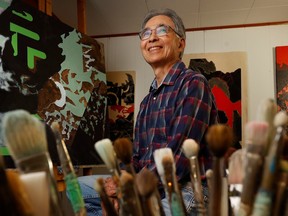 Artist Norman Takeuchi is the subject of a retrospective on view at the Ottawa Art Gallery until March 2024.