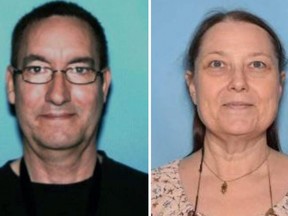 This combination of undated photos provided by the United States District Court District of Hawaii shows Walter Glenn Primose, left, also known as Bobby Edward Fort, and his wife Gwynn Darle Morrison, aka Julie Lyn Montague. A jury has convicted the Hawaii couple of conspiracy, passport fraud and identity theft during a trial over allegations of that they lived for decades using names of dead babies. According to court records, jurors deliberated for about two hours before reaching guilty verdicts Monday, Oct. 30, 2023.