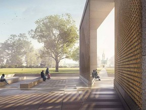 Design concept of Team Daoust's National Monument to Canada's Mission in Afghanistan.