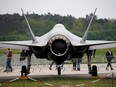 File photo: A Lockheed Martin F-35 aircraft is seen at the ILA Air Show in Berlin, Germany, April 25, 2018.
