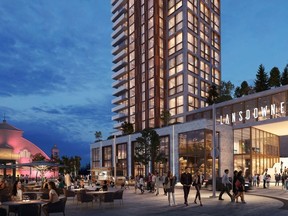 An artist's rendering from the Lansdowne 2.0 development proposal.