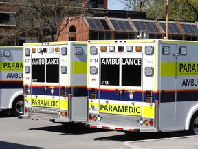 Paramedic file photo