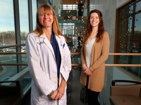 Dr. Anna Wilkinson, a general practitioner and oncologist, and nurse-practitioner/super screener Sarah Junkin-Hepworth are with the Champlain Screening Outreach program.