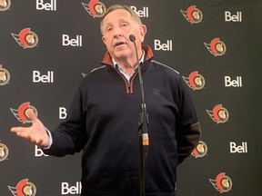 Former coach Jacques Martin is back with the Ottawa Senators as a senior advisor.