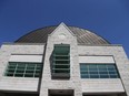 Ottawa City Hall, where city councillors are to vote Wednesday morning on the municipality's budget for 2024.