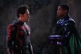 Paul Rudd as Scott Lang/Ant-Man and Jonathan Majors as Kang the Conqueror