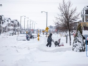 Residents of Ottawa woke up to a large amount of snow