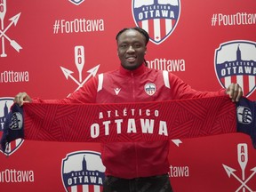 Canadian forward Ballou Tabla has returned to Atletico Ottawa on a three-year contract.
