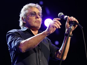 Roger Daltrey during The Who Hits 50! tour in Toronto, Ont. on Tuesday March 1, 2016.
