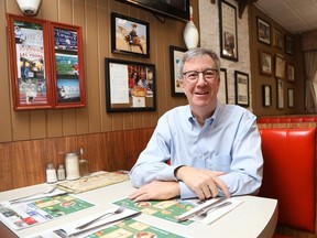 Jim Watson at Louis' Pizza in Ottawa.