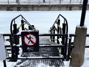 The Rideau Canal Skateway opened Sunday, closed that evening, opened again Monday and was to be shut down again on Wednesday at 10 p.m. because of fluctuating temperatures and their effect on the ice surface.