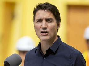 Prime Minister Justin Trudeau was in London, Ont., on Sept. 23, 2023.