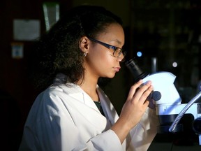 OTTAWA. JUNE 2, 2023 Anthaea-Grace Dennis graduated with honours from the biomedical science program at the University of Ottawa last summer at the age of 12.  JULIE OLIVER/Postmedia