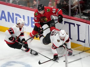 Latest: Senators let one slip away against Bedard and the Blackhawks 2 ottawa chicago nhl
