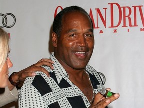 OJ Simpson is seen at the Ocean Drive Magazine Music party in 2005.
