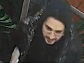 The Ottawa Police Service released this photo of a suspect in a stabbing on Rideau Street on the night of Feb. 20, 2024.