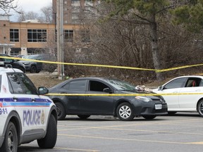 Ottawa police were at the scene of a shooting in Nepean on Wednesday afternoon.