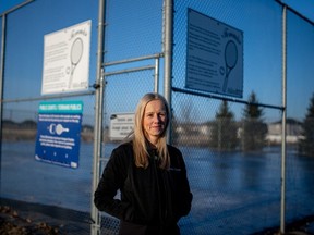 OTTAWA: Full Professor at University of Ottawa's School of Human Kinetics, Natalie Durand-Bush poses for a portrait near her home in Ottawa, on Friday, March 1, 2024.