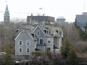A 2023 file photo of 24 Sussex Dr., the official residence for prime ministers for more than a half-century.