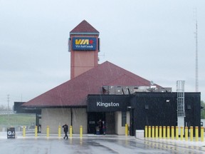 A 2021 file photo of the Via Rail station at Kingston.