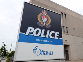 Ottawa police headquarters on Elgin Street.