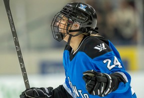 PWHL Toronto forward Natalie Spooner was forced to leave Game 3 with an injury.