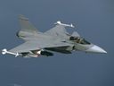 Undated photograph of a Swedish JAS 39 Gripen.