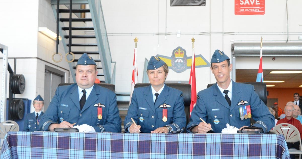 Major Francois Fasquelle taking over command of 103 Search and Rescue ...