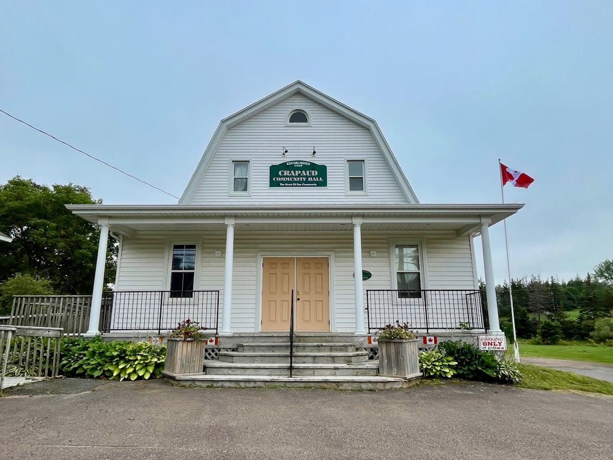 The Crapaud Community Hall served as a meeting space for council in previous months. A meeting was expected in August, however Tom Patterson says that was cancelled. Cody McEachern • The Guardian
