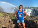 Suzana Cabrita at Victoria Falls - CONTRIBUTED