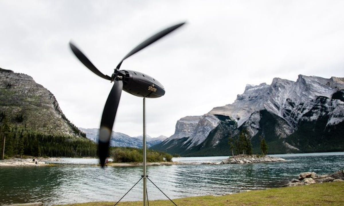 Aurea Technologies, headquartered in Dartmouth, expects to soon announce deals with major North American retailers to carry the Shine Turbine. - Aurea Technologies