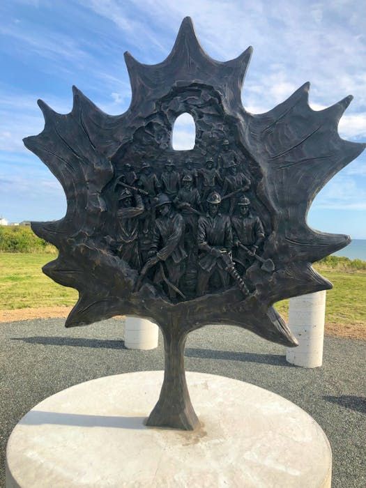 Monument in Glace Bay honouring victims of 1979 mine explosion