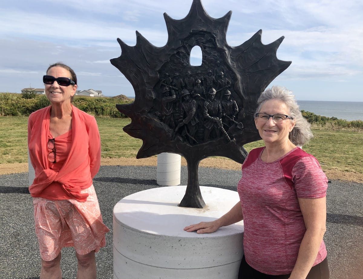 Monument in Glace Bay honouring victims of 1979 mine explosion