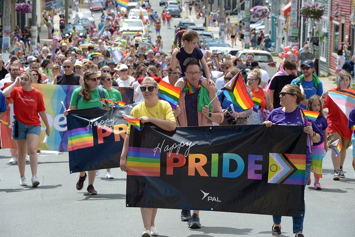 Thousands march in festive and colourful Pride parade in St