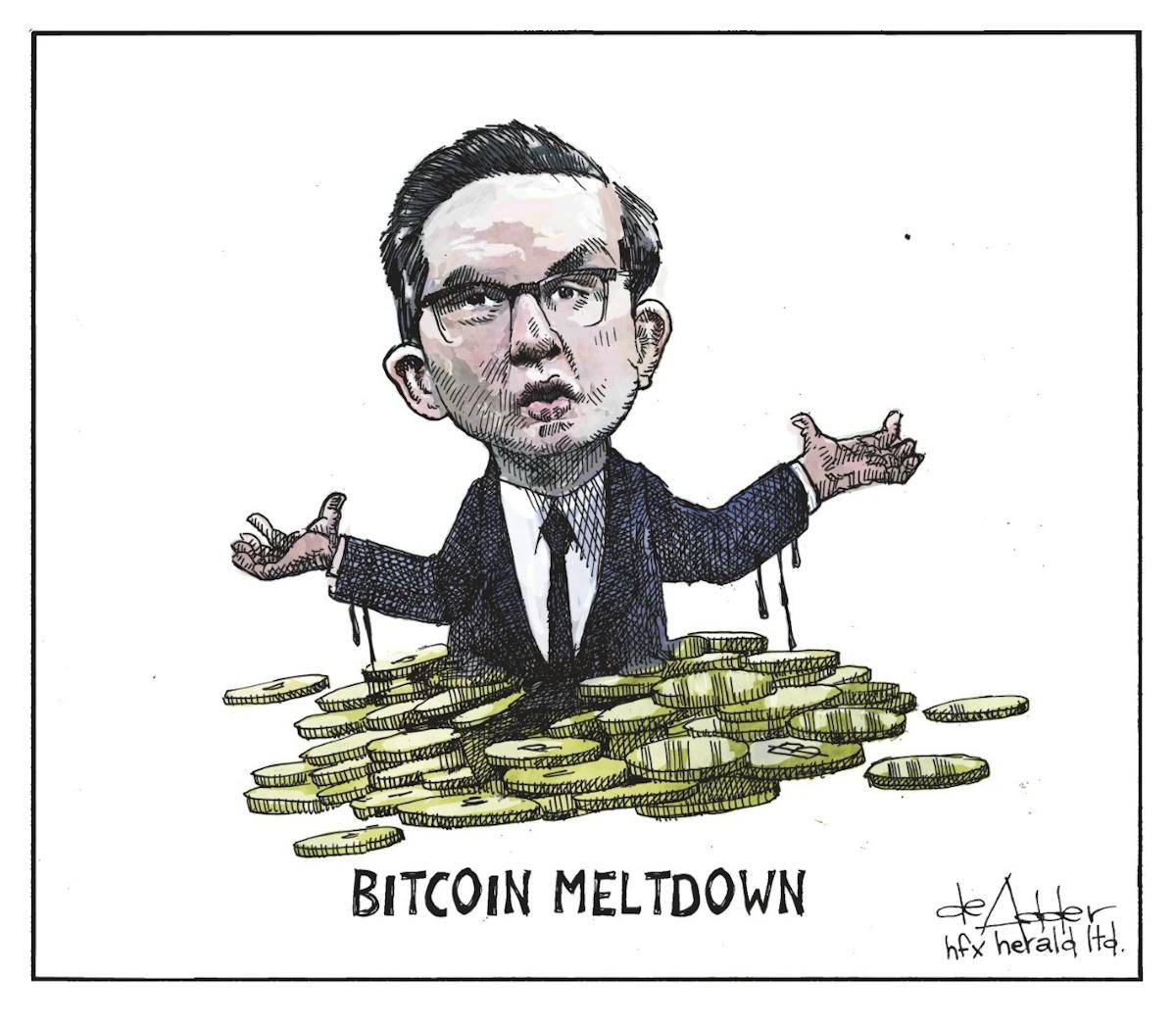 MICHAEL de ADDER CARTOON: Bitcoin bites Conservative contender | PNI  Atlantic News